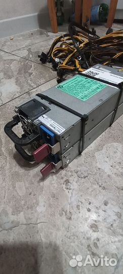 Блок питания (по 1200W), для майнинга,сервера, 2шт