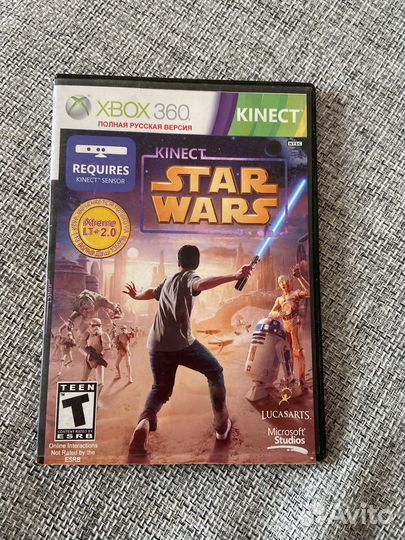 Kinect Star Wars диск xbox360