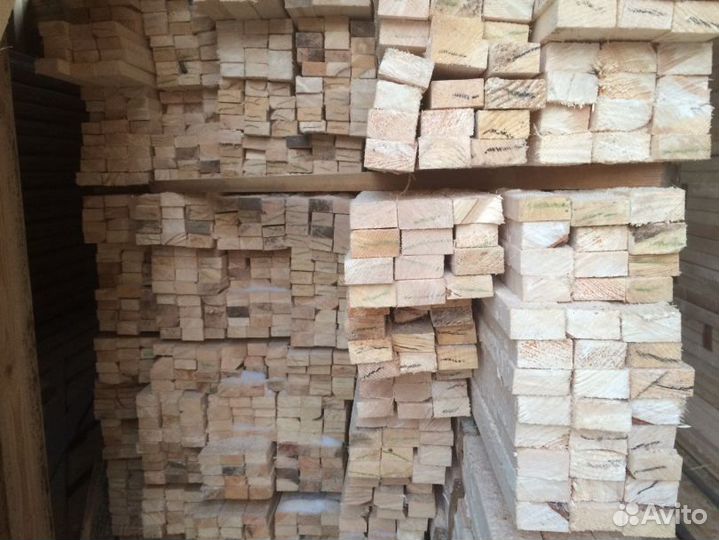 Брусок сухой строганный хвоя сорт В