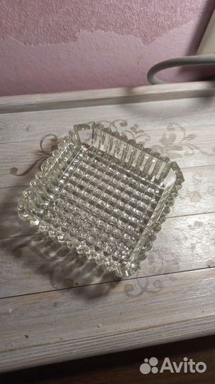 Пепельницы хрустальная СССР