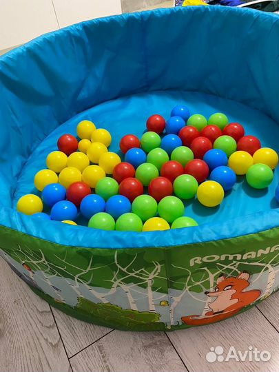 Сухой бассейн с шариками бу