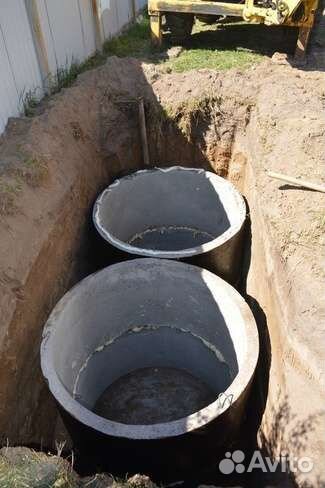 Установка септика бригадой с большим опытом