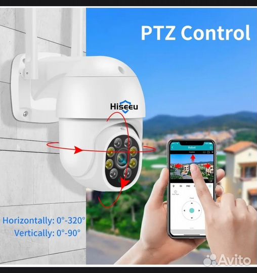 Камера видеонаблюдения wifi уличная