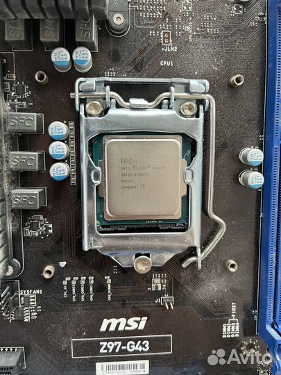 Процессор intel core i5 4690 + материнская плата и