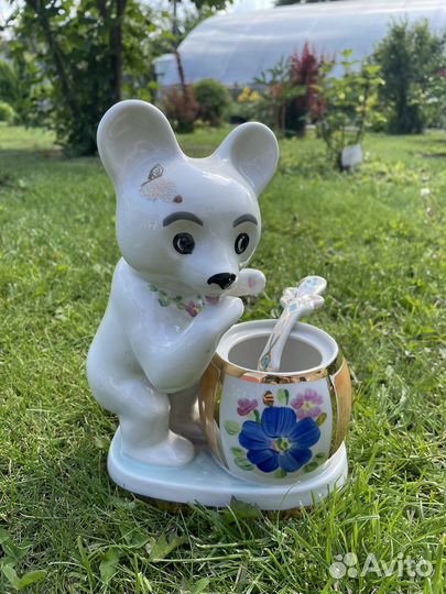 Фарфоровый Мишка Дулево