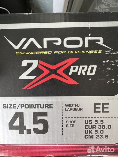 Коньки Bauer 2X PRO, 4.5 EE