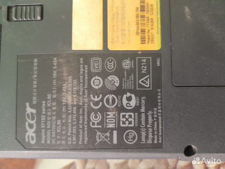 Ноутбук acer
