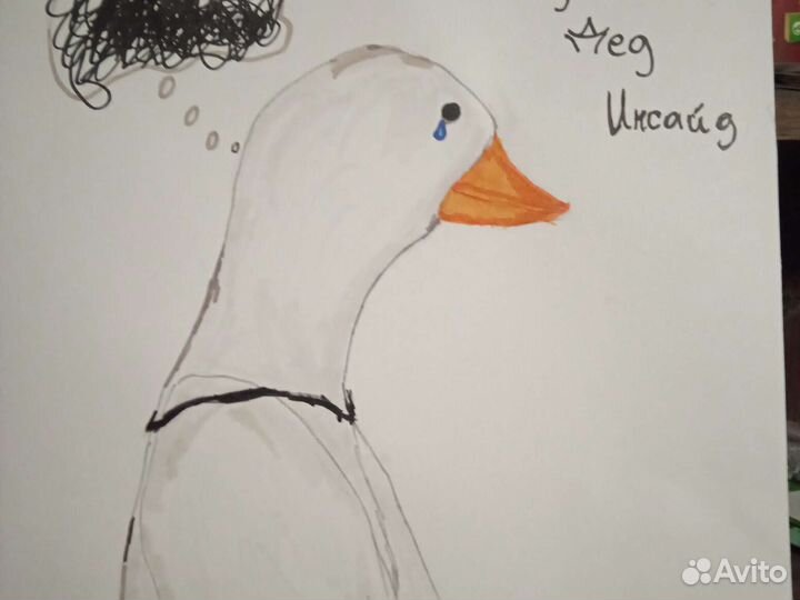 Рисунок популярного гуся