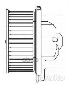 Э/вентилятор отоп. для а/м Mitsubishi Pajero