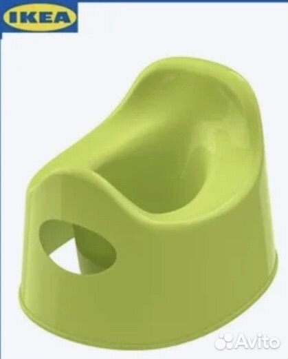 Горшок детский икеа, зеленый. lilla. Новый