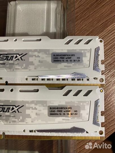 Оперативная память ddr4 16gb 2x8 2666