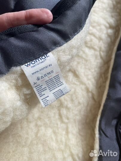 Зимний меховой конверт в коляску /санки