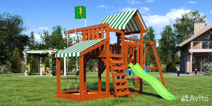 Детский комплекс Савушка TooSun 3 с песочницей
