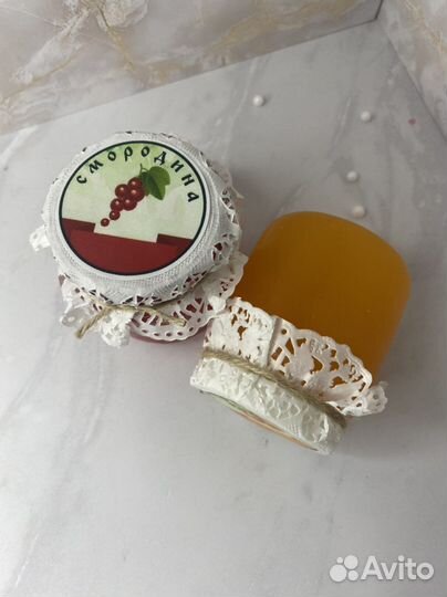 Банки варенья мыло ручной работы