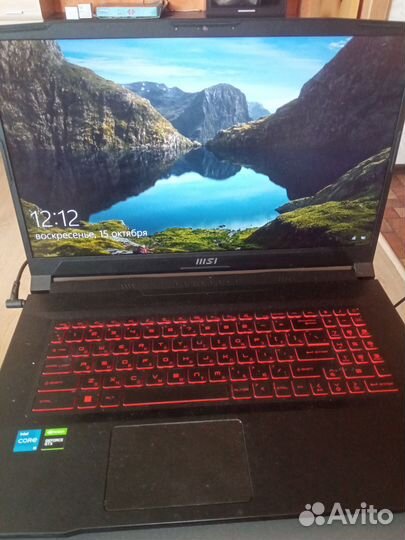 Игровой ноутбук msi katana