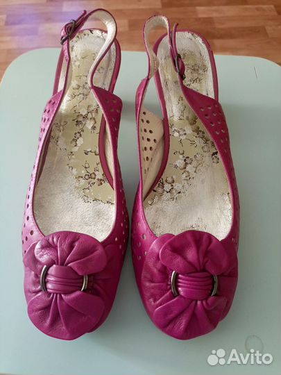 Туфли босоножки женские летние 37 стелька 24.5 см