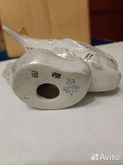 Рыба статуэтка фарфор