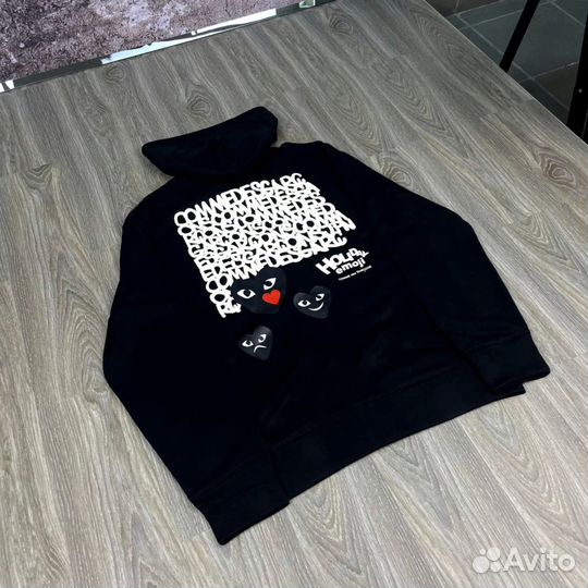 Зип худи Comme Des Garcons emoji play