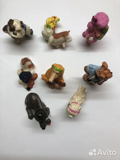 Игрушки из киндера пакетом, 8 шт