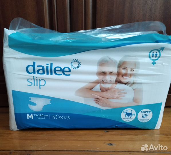 Подгузники для взрослых м dailee slip