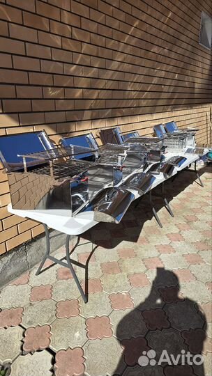 Коптильни из нержавеющей стали, горячего копчения