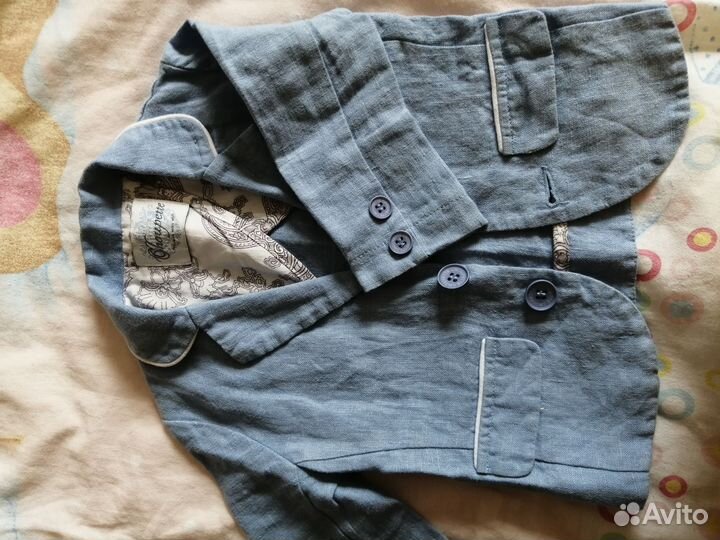 Пиджак для мальчика 74
