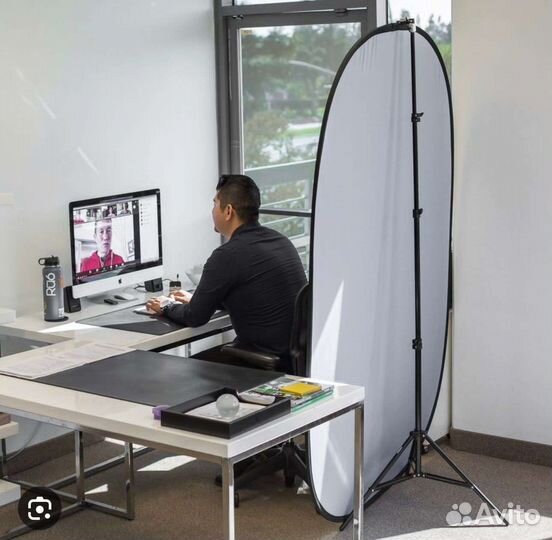 Фон складной белый