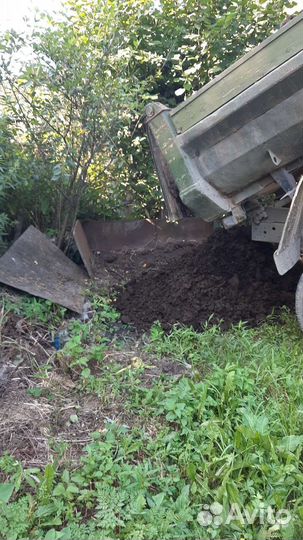 Земля плодородная с доставкой, навоз перегной торф