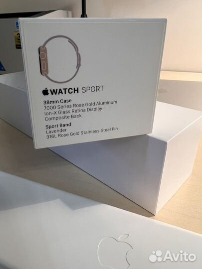 Apple watch 7000 series 38 rose gold дефект