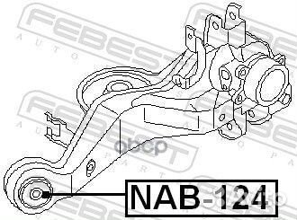 Сайлентблок цапфы nissan serena 99-04 зад