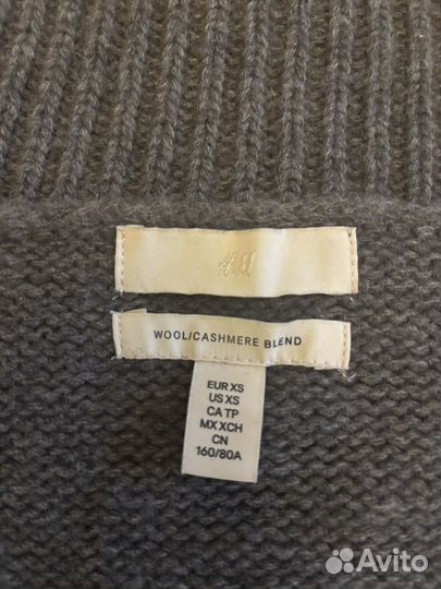 Кашемировый свитер hm
