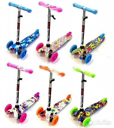 Самокат детский трехколесный