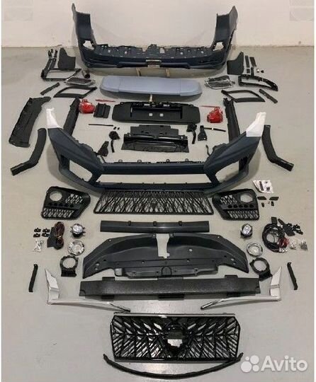 Рестайлинг + обвес elford для Toyota LC Prado 150