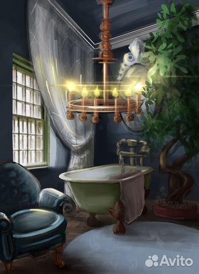 Интерьерные скетчи/Визуализация интерьера