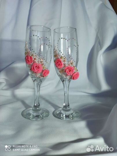 Свадебные бокалы