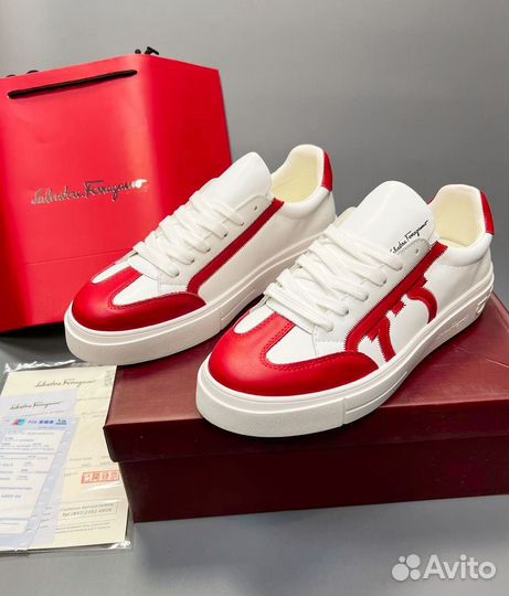 Salvatore ferragamo мужские кеды