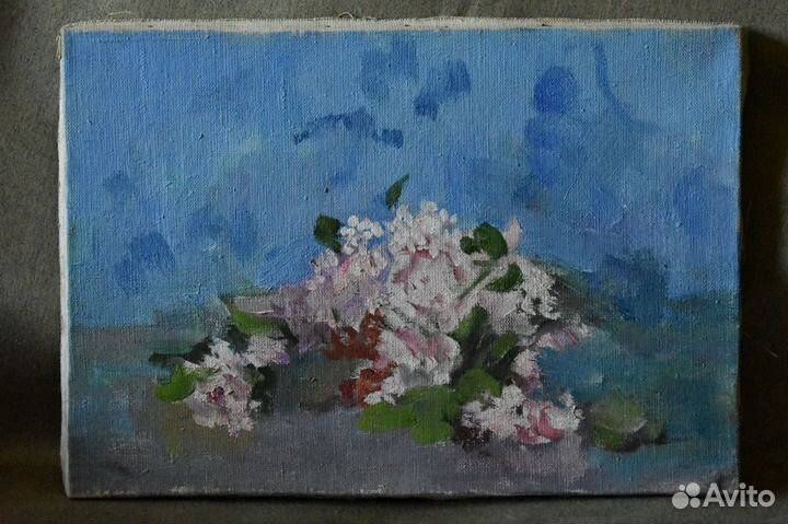 Картина маслом на холсте цветы