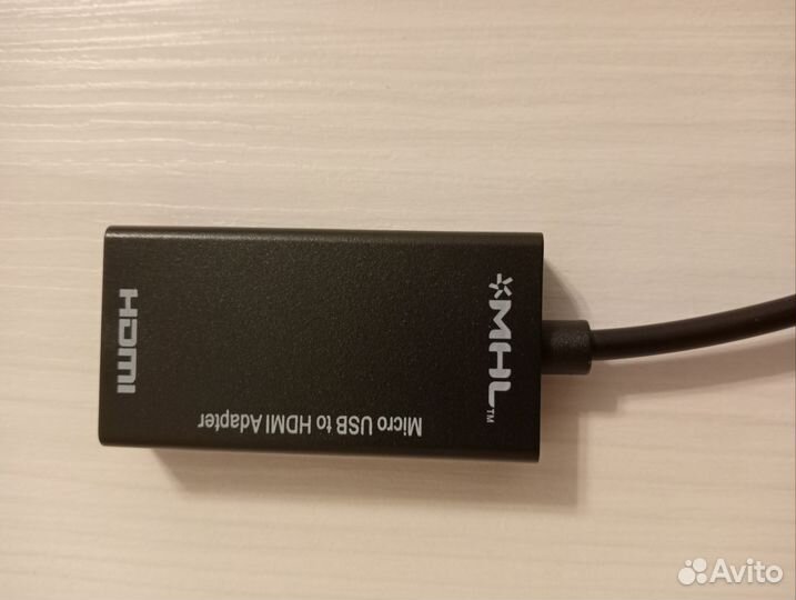 Переходник-адаптер MHL micro USB to hdmi