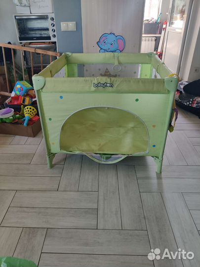 Манеж детский складной babyton