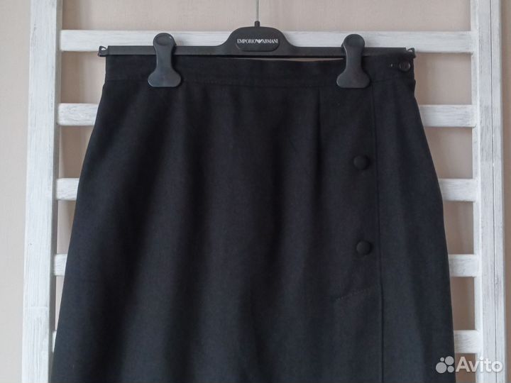 Юбка миди шерсть L