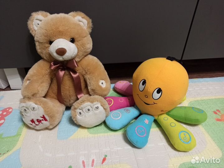Развивающие игрушки пакетом (мягкие игрушки)