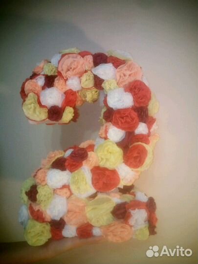 Бумажная цифра 