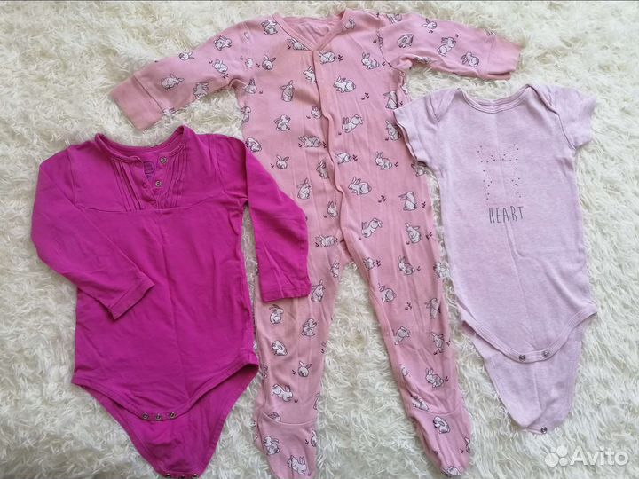 Детские вещи пакетом для девочек 74-86