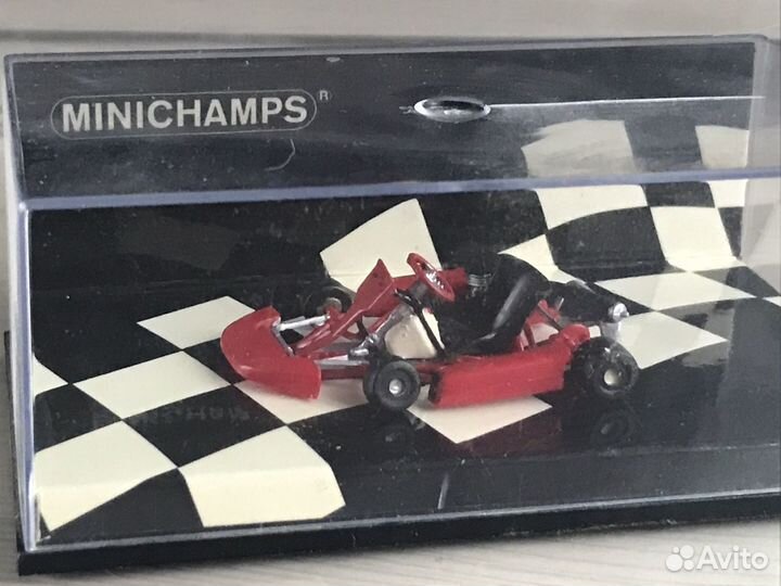 GO kart 2009 Карт красный Minichamps 1:43