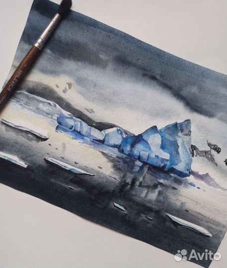 Картина акварель