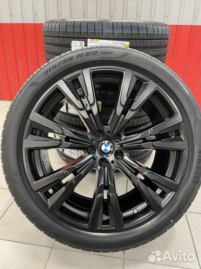 Новое Лето Black matt 22 X7 G07 BMW 756 стиль