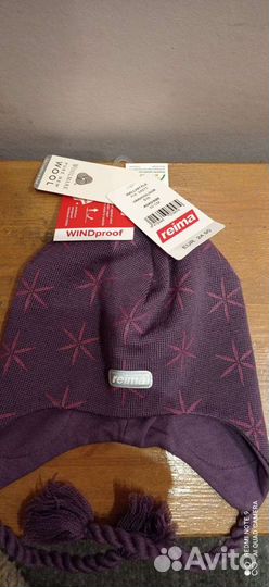 Шапка зимняя для девочки новая 50