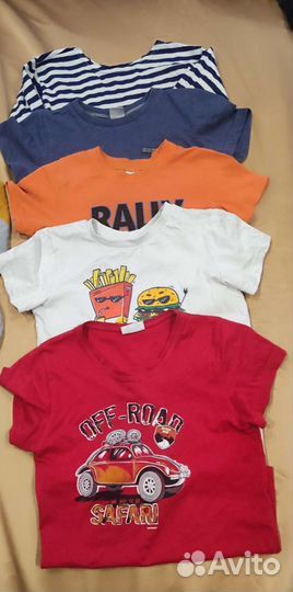 Детские вещи пакетом для мальчика 128-134