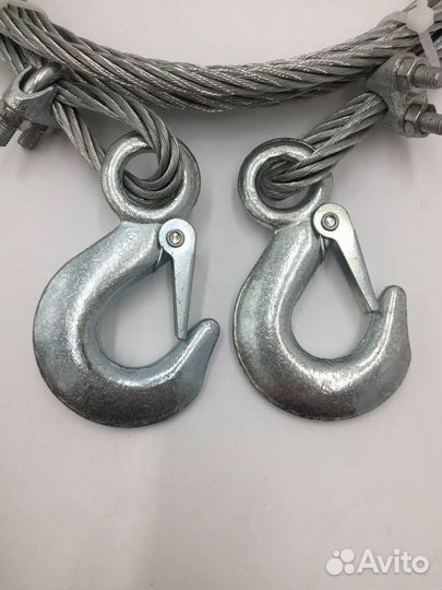 Буксировочный трос металлический 3 тонный, 3,5 мет