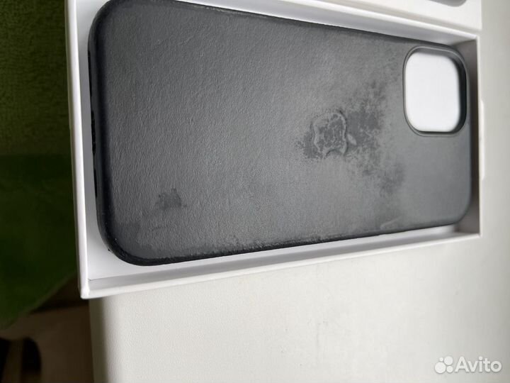 Чехол на iPhone 12 и 12 pro кожаный